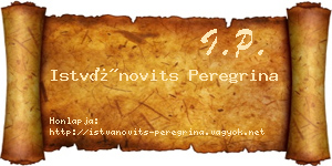 Istvánovits Peregrina névjegykártya